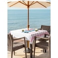 thumbnail image 2 of Outdoor Tablecloth with Umbrella Hole and Zipper, Valentine's Day Square Table Cloth 54x54 Inch Waterproof Tablecloth, Blue Truck Love Pink Plaid Romantic Picnic Table Cover for Patio Camping, 2 of 7