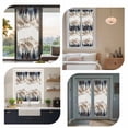 thumbnail image 7 of Tan Trees Forest Window Privacy Film, Mountain Woods Natural Scenery Static Cling UV Sun Blocking Heat Control Window Tint Day and Night, Non-Adhesive One Way Windows Privacy Cover 17.7''x78.7'', 7 of 7