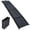Black Steel, variant on LHSHID Extra Wide Foldable Dog Stairs,Pet Ramp with Non Slip Surface and Soft Foam Handle,Dogs Stairs for Cars,High Beds,Truck,Supports up to 250 lbs,5 Steps