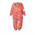 thumbnail image 4 of Pyjamas Assortis avec Capuche de Renne, Tenues Assorties pour la Famille, Pyjamas Confortables Assortis pour un Style Familial Cohérent (Rouge), 4 of 4