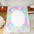 thumbnail image 5 of Castle Fairy Ombre Stars 4-Piece Full Size Sheets,Gradient Rainbow Bed Sheets,Tie Dye Lightweight Sheet Sets,Ultra Soft Starry Sky Home Decor, 5 of 7