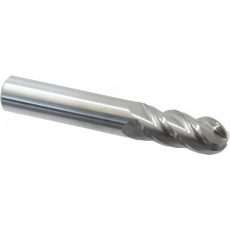 

Accupro 7/16 Diam 1 LOC 4 Flute Solid Carbide Ball End Mill