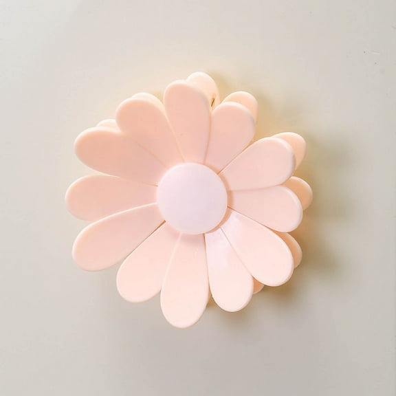 YaoZQ Pink Daisy Sealing Clip Cute Flower Bag Sealer Refrigerator Decoration for Chip Snack Storage Organization 3.5 inch