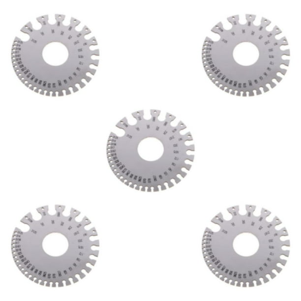Speravity Round Wire Gauge Diameter Gage Metal Inspection Measuring Inch Instrument Type2 NO2