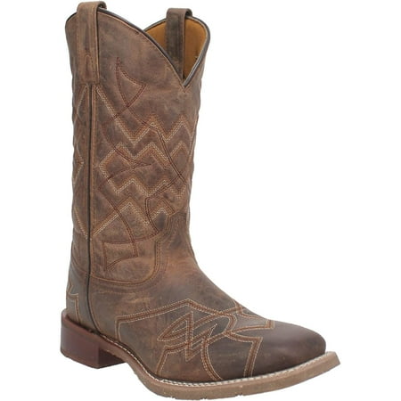 

Laredo Men s Chauncy Western Boot Broad Square Toe Taupe 8 D(M) US