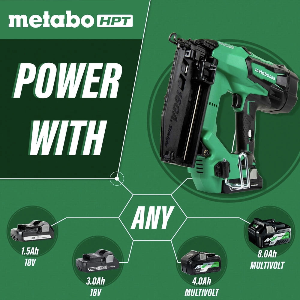 18V Brushless Lithium-Ion 16 Gauge Cordless Straight Brad Nailer Kit (3 Ah)