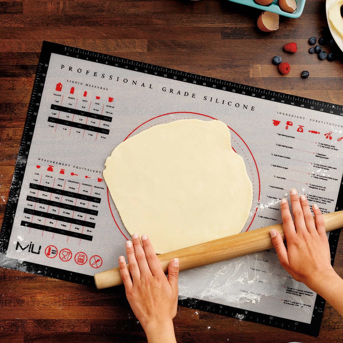 MIU Silicone NonStick Pastry and Baking Mat 3 Piece Set