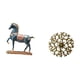 thumbnail image 5 of Elegante Escultura De Caballo, Ingeniosa Figura De Metal, Decoración Rústica Feng Shui Para Sala De Estar, Oficina, Escritorio, Estantería, Adorno Colgante De Pared, Estatua 3D, 5 of 8
