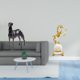 thumbnail image 2 of Figura De Resina De Caballo, Estatua Moderna De Colección, Adorno De Mesa, Escultura, Centro De Mesa, Figura De Escritorio Para Sala De Estar, Dormitorio, Hotel, Chimenea Navideña., 2 of 8