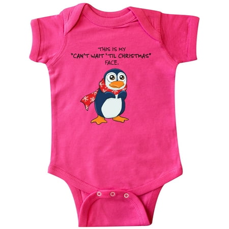 

Inktastic Christmas face-penguin Gift Baby Boy or Baby Girl Bodysuit