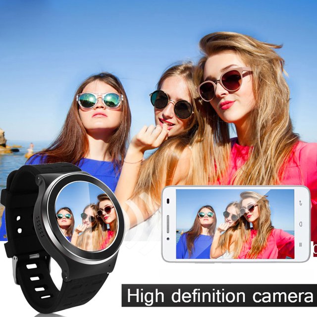S99 Android 5.1 3G Reloj inteligente WCDMA Teléfono MTK6580M GPS WiFi (Negro + Plata) -121266.01