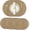 Coffer, variant on QIUYI Oval Placemats Set of 2 Washable Placemats Woven Placemats 14 x 20 Inch Oval Heat-Resistant Table Mats for Dining Tables, Indoor and Outdoor Decorations (Beige)