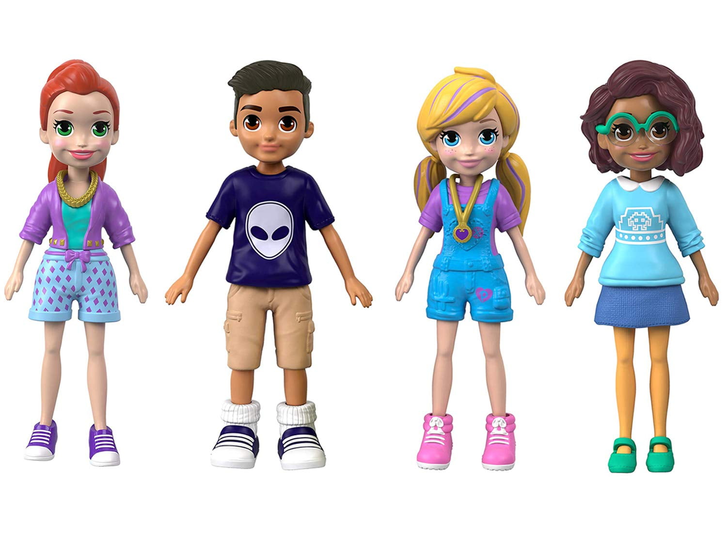 Polly Pocket 9 cm Active Pose Dolls (Choose from Polly, Lila, Shani &  Nicolas)