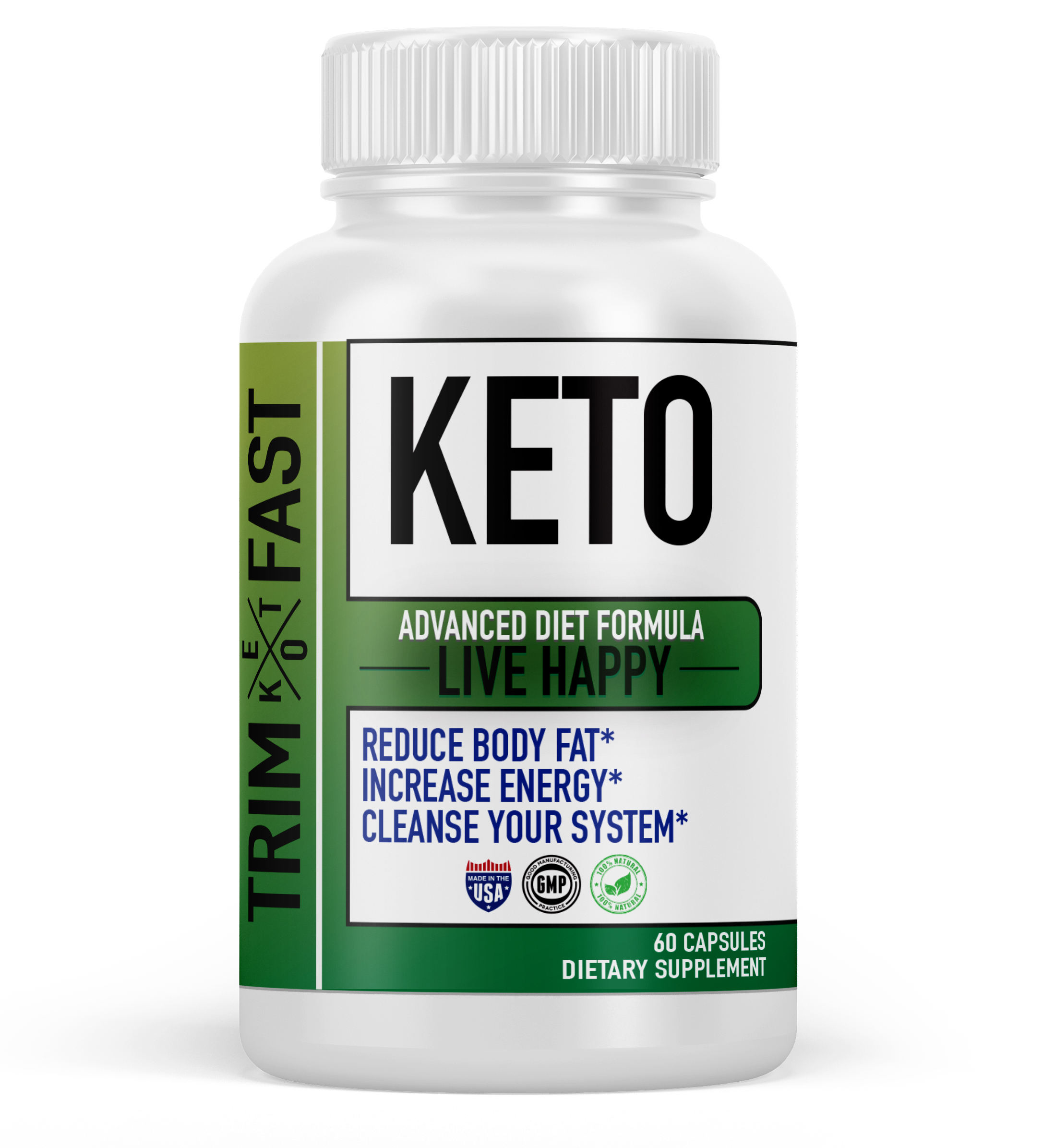 TrimFast Keto Fast Keto Pills Supplement 800MG Keto BHB Ultra Fast Keto