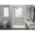 thumbnail image 2 of Aqua Eden VTSB60325L Dominica 60" x 32" Single Threshold Shower Base with Left Drain Hole, White, 2 of 3