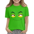 thumbnail image 7 of Piuwrlz 9 Boys Short T-Shirts Sleeve Teen Funny Graphic Shirts Tops Pullover T Shirts Green Size 9 Years, 7 of 7
