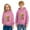 Pink, variant on IWRICH Kids Happy 100th Days of School Hoodies Long Sleeve Lined Hooded Sweatshirts Cute Tops,Size 2-14 Years Yellow 160