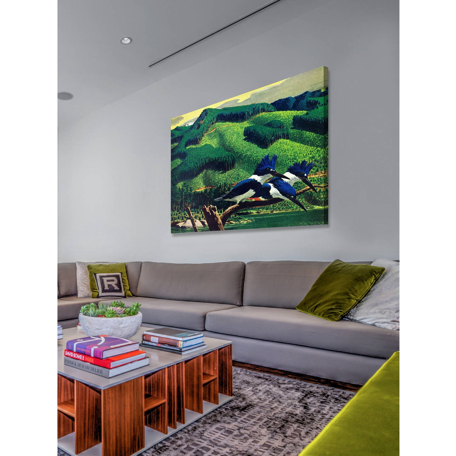 Marmont Hill - "Kingfishers" Painting Print on Wrapped Canvas