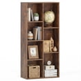 thumbnail image 1 of Gymax 7-Cube Bookcase Vertical or Horizontal Freestanding Bookshelf w/7 Compartments, 1 of 10