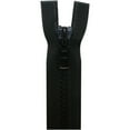 thumbnail image 1 of Costumakers Two-Way Separating Zipper 70 cm (27.6), Black, #10 Metal Teeth, 1 of 3