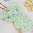 thumbnail image 1 of Exquisite Bears Keychain , Small Delicate Resin  Painting, 5D  Painting, Fun Children Birthday For New Year Christmas, 1 of 8