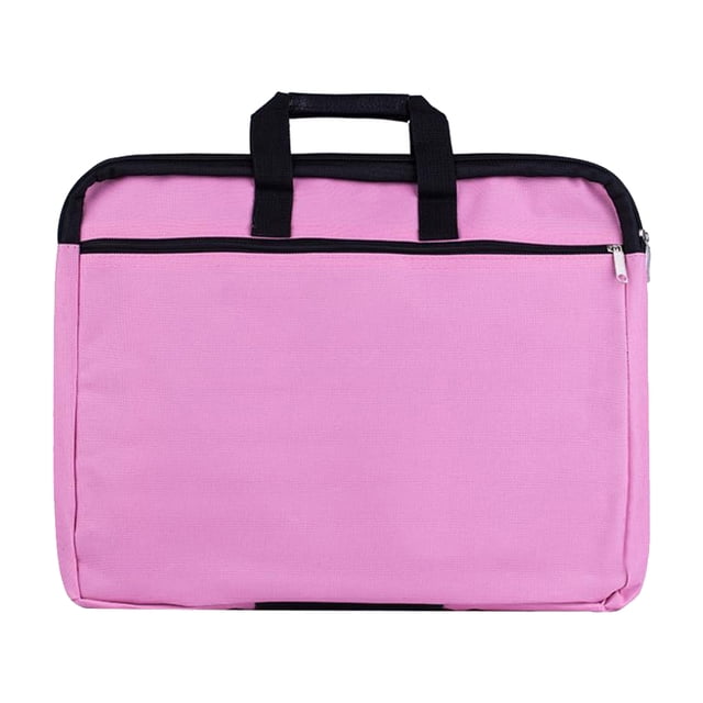 Seitruly Bolsa de almacenamiento de papel para documentos con asa, bolsas para archivos, bolso de estudiante, organizador de libros de gran capacidad, Videojuegos y accesorios Azul oscuro