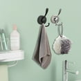 thumbnail image 6 of JingChun Suction Cup Hooks, 1 Pack Heavy Duty Shower Hooks for Inside Shower, No Drill Towel Hooks for Bathroom Wall, Kitchen, Glass, Mirror, Tile to Hang Towels, Robes, Loofah, 6 of 6