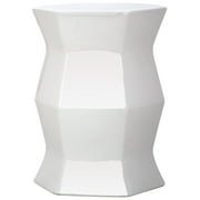 Safavieh Modern Backless Indoor/Outdoor Garden Patio Stool, White