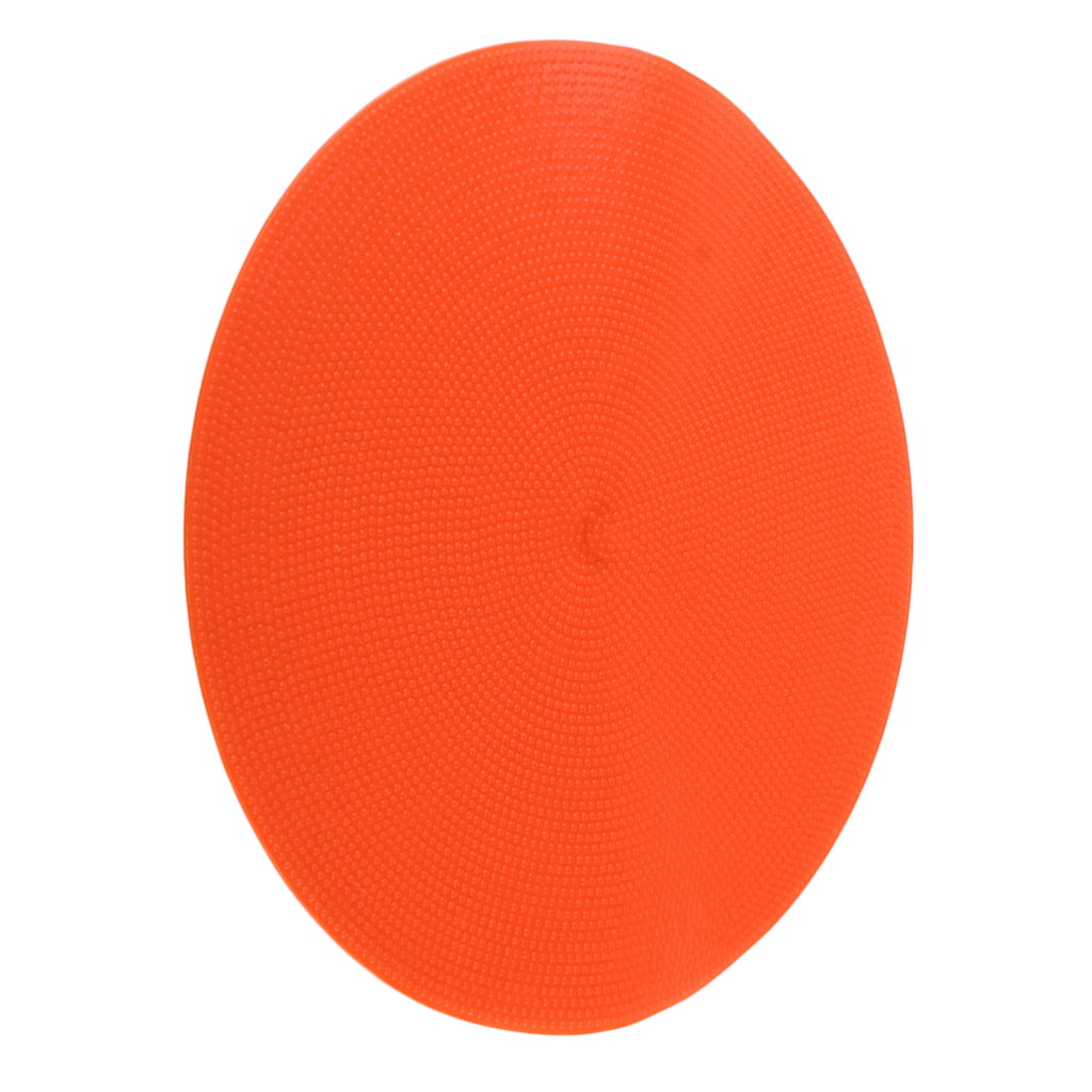 10PCS Orange&Yellow Flat Rubber Disc Spot Markers 9 Inch Wear-proof Circles 