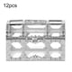 thumbnail image 1 of Mini cajas de dulces delicadas plateadas, perfectas para bodas y baby showers (juego de 12), 1 of 8