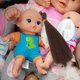 thumbnail image 5 of BRIGHTFUFU Modas de muñecas de moda de 5 piezas de moda hermosas pelucas de cabello de muñeca pelucas de cabello de muñeca Cañas de muñecas de bricolaje, 5 of 8