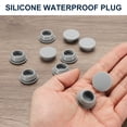 thumbnail image 4 of Unique Bargains 10pcs Hole Plug 13/16 Inch (21mm) Button Plugs Fit for 18-19mm Hole, Waterproof Plug Tube Plug, Grey, 4 of 6