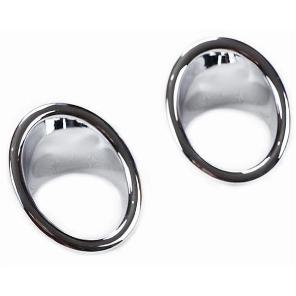 Front Fog Light Lamp Cover Trim Chrome 2pcs for Ford Explorer 2011-2015