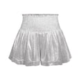 thumbnail image 1 of Pantalones de viento para niña, pantalones de animadora para mujer, pantalones cortos elásticos de cintura alta, pantalones deportivos sueltos, 1 of 5
