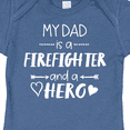 thumbnail image 4 of Inktastic My Dad is a Firefighter and a Hero Boys or Girls Baby Bodysuit, 4 of 5