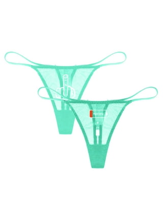 Frehsky underwear women Women's Flirty Funny 3D Printed Animal Middle Waist  Tail Underwears Briefs Gifts With Cute Ears White 