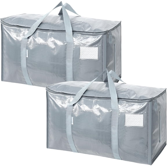 Bolsas para Mudanza TICONN Extra Grandes 24 Galones Gris Claro (Paquete de 2)