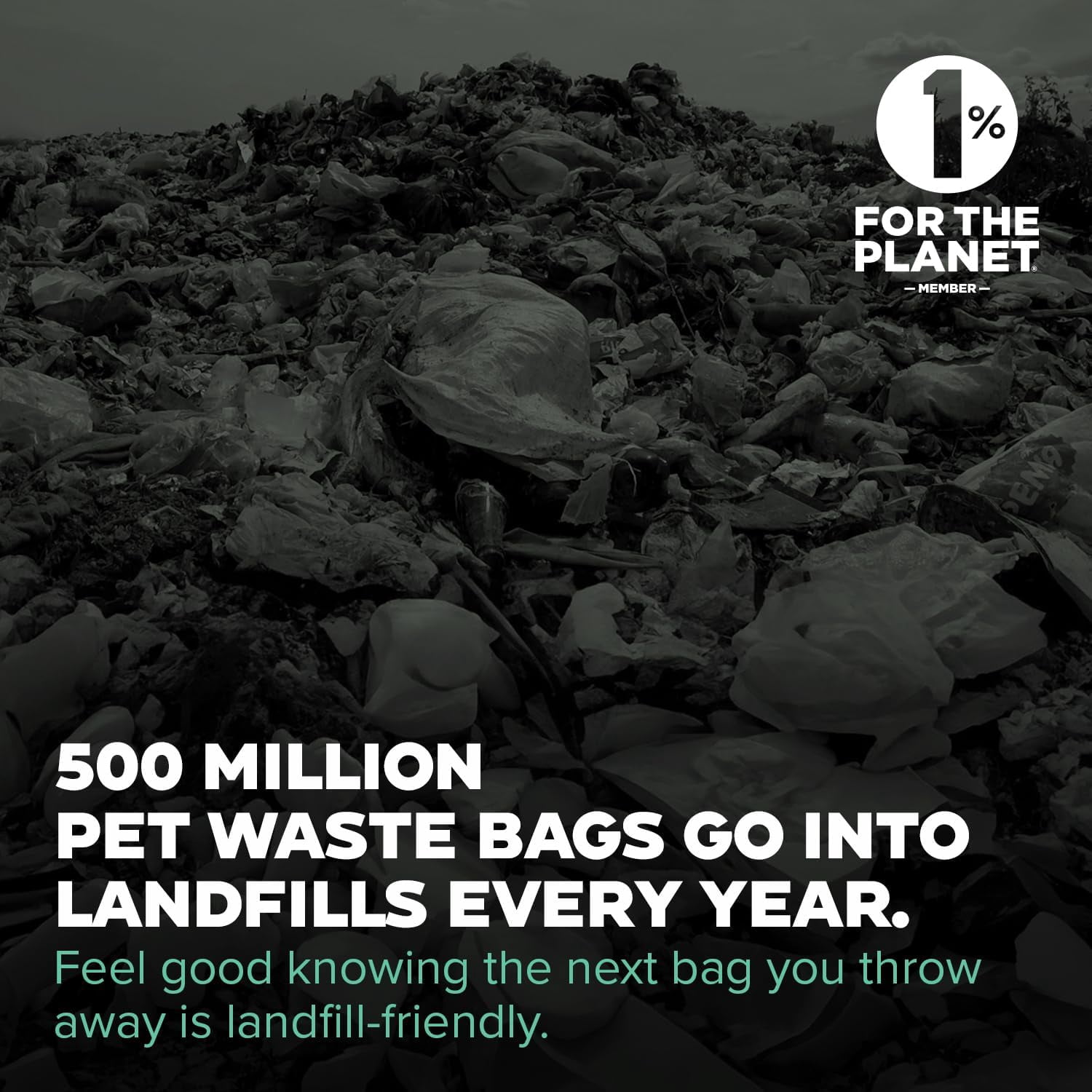 Next Pet Waste Bags, Landfill Friendly Recycled Plastic Unscented Dog Poop Bags for Dogs, Thick & Leakproof, Strong, Earth Friendly Poop Bags, 300 Count