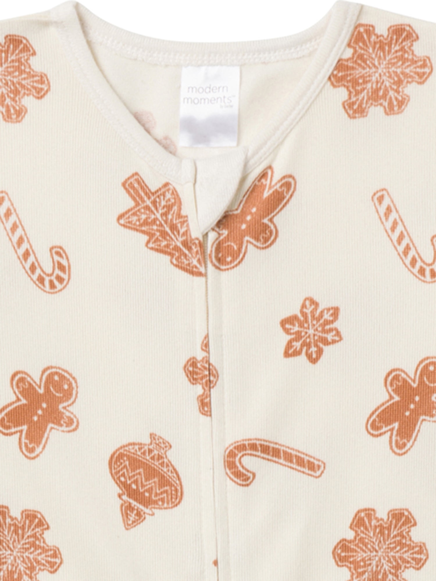 Modern Moments by Gerber Baby's Christmas One-Piece Pajamas, Sizes 12M-5T