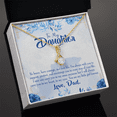 thumbnail image 3 of To My Daughter Always in Dad's Heart Alluring Ribbon Necklace Message Card, 3 of 20