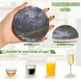 thumbnail image 2 of Yayeee 6 PCS Drink Coasters with Holder Set Woven Absorbent Round Tabletop Hot Pad, Moonlight Mountain, 2 of 7