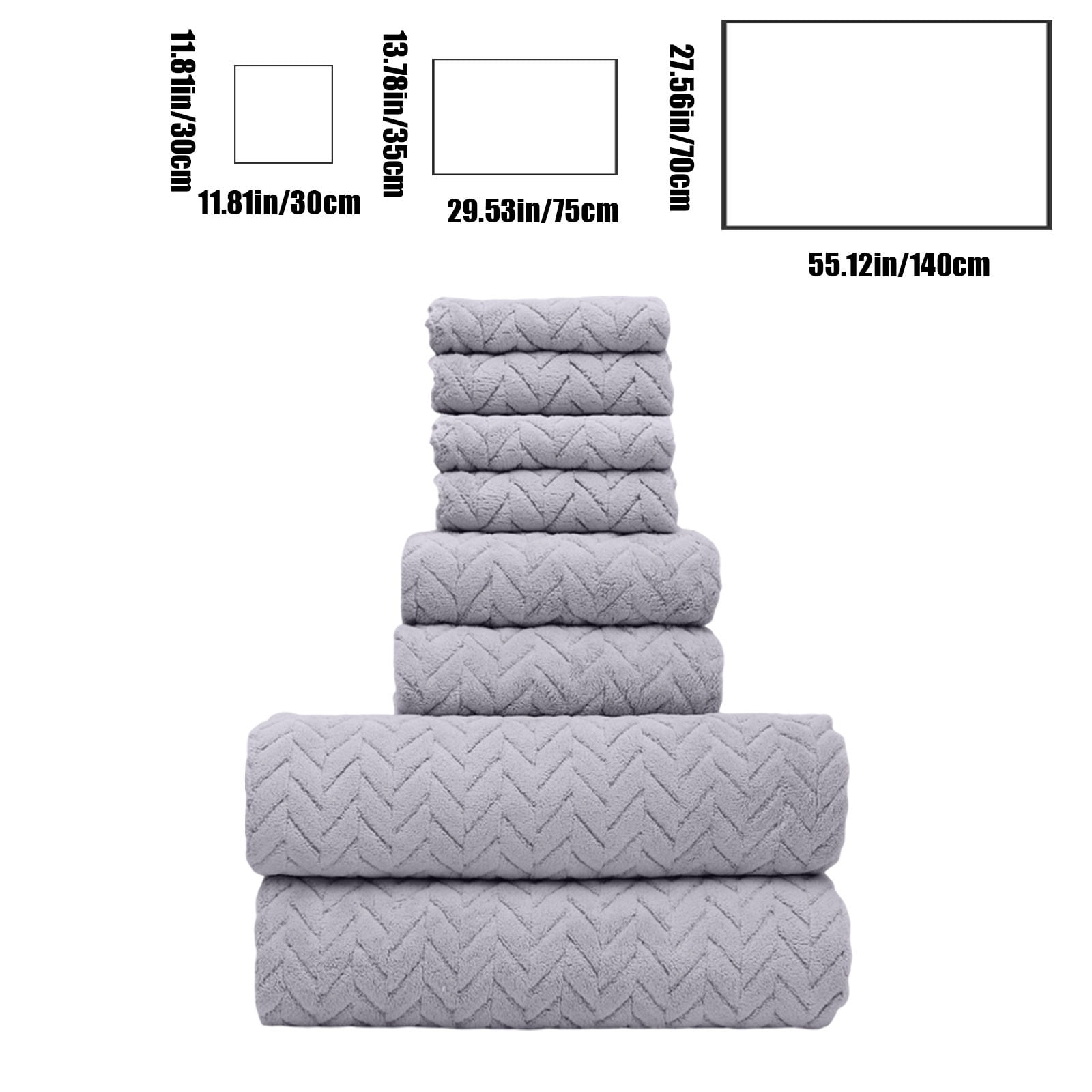 sruoe Towels, Hand Towel Set, Hand Towel Set of 8, Towel Sets for Bathroom Clearance, Face Towels, Modern Soft Comfortable Absorbent Lightweight Towels, Cotton