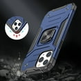thumbnail image 5 of For Apple iPhone 13 (6.1") Armor Hybrid with Ring Holder Kickstand Shockproof Heavy-Duty Durable Rugged Dual Layer Cover ,Xpm Phone Case [ Blue ], 5 of 10