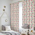 thumbnail image 5 of Blackout Kids Curtains,Lightgreen Daisy Flower Pink Blooms Pattern Childrens Insulated Curtains Set Of 2,Bedroom Essentials,Toddler Room Decor 52"x84", 5 of 5