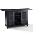 thumbnail image 4 of Crosley Cambridge Sliding Top Bar Cabinet in Black, 4 of 10