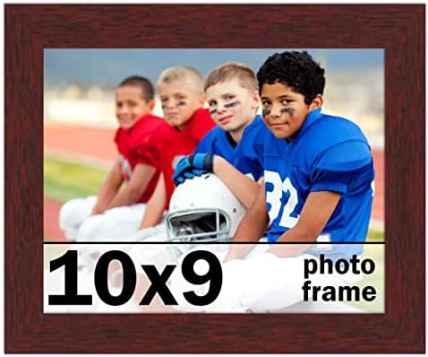 10X9 Frame Brown Mahogany Picture Frame - 100% Solid Wood Frame Kit ...