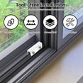 thumbnail image 4 of 4PCS Sliding Window Locks, Sliding Window Stopper, Adjustable Sliding Bay Window Lock, Sliding Door Stopper, for Sliding Doors and Windows, Silver, 4 of 5
