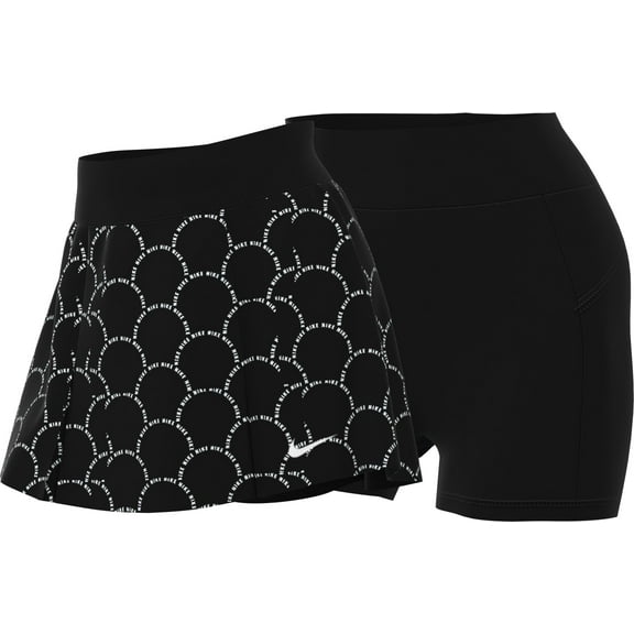 Nike Women's Dri-Fit Advantage Tennis Golf Skort (X-Large, Regular, Black)