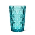 thumbnail image 1 of 5.25 in. Jewel & Bead Pattern Highball, Turquoise, 1 of 1