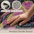 thumbnail image 6 of ODIKA 5'x7' Washable Area Rug Easy Care, Non-Shedding, Pet Friendly, Cyber Astronaut Nebula Border Arcade Fireworks Anime Flowing Dynamic for Small Living Room, Bedroom, 6 of 7